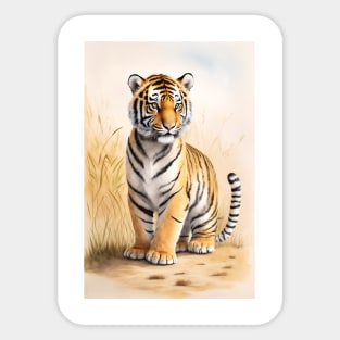 Young Tiger Sticker